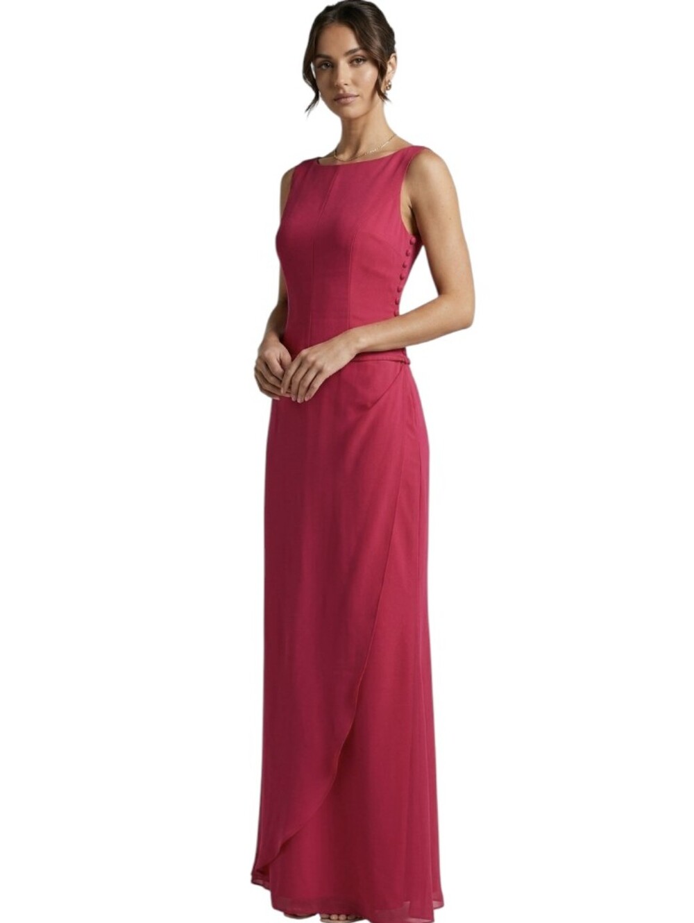 Vera Wang Vintage Formal Cocktail Dress red